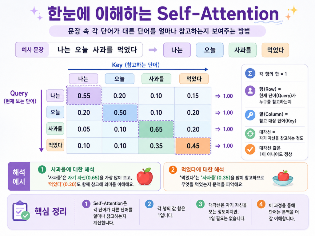 transformer self-attention 설명